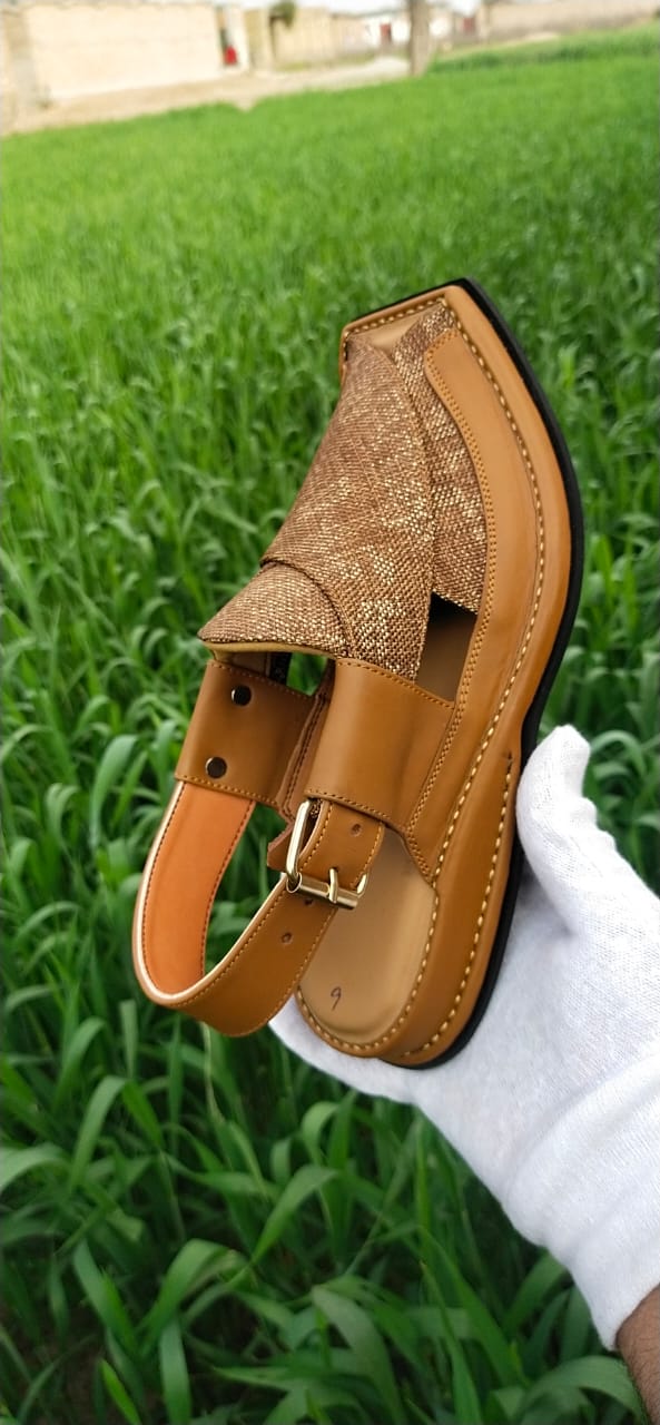 First Class Zalmi Fabric chappal