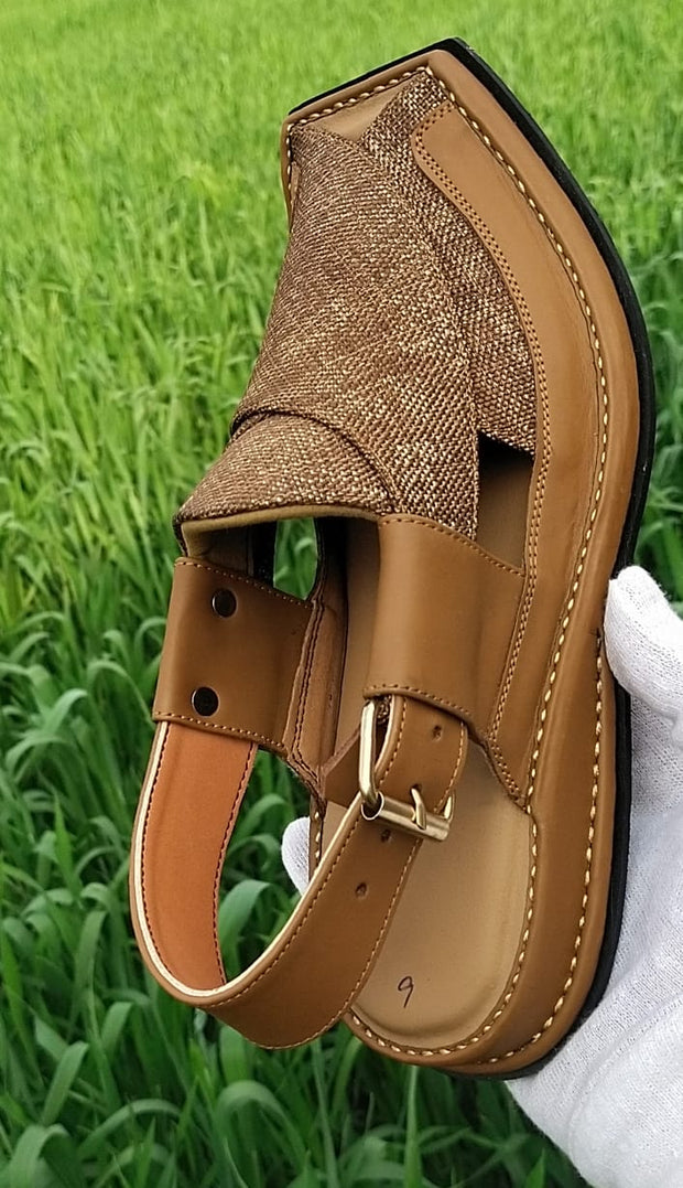 First Class Zalmi Fabric chappal