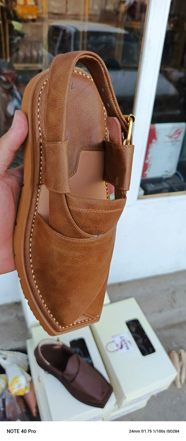 Khan Style Vibram Sole Chppal