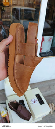 Khan Style Vibram Sole Chppal