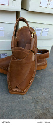 Khan Style Vibram Sole Chppal