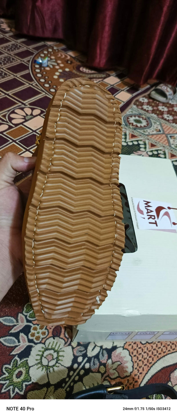 Khan Style Vibram Sole Chppal