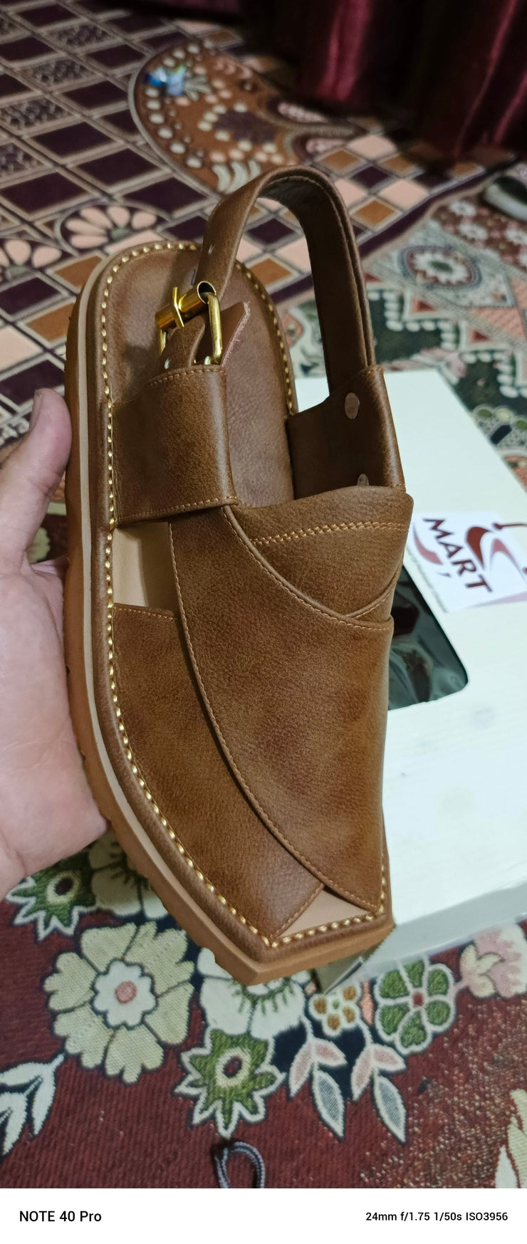Khan Style Vibram Sole Chppal