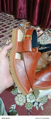 Khan Style Vibram Sole Chppal