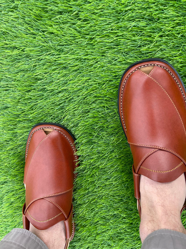 Gogo Leather& Fabric Chappal